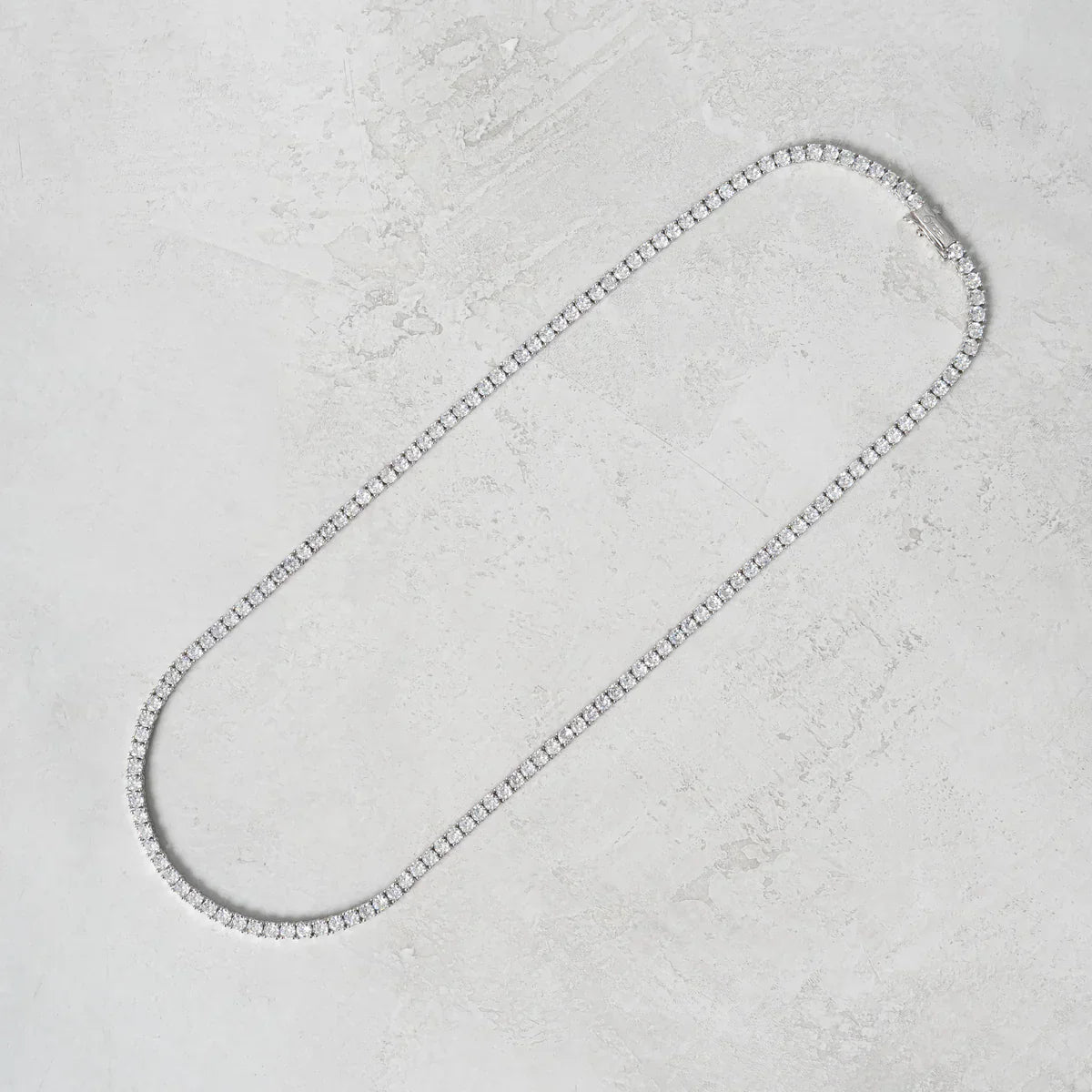 Moissanite Tennis Necklace - 3mm