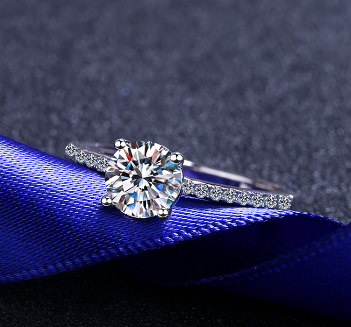 Adele Moissanite Ring