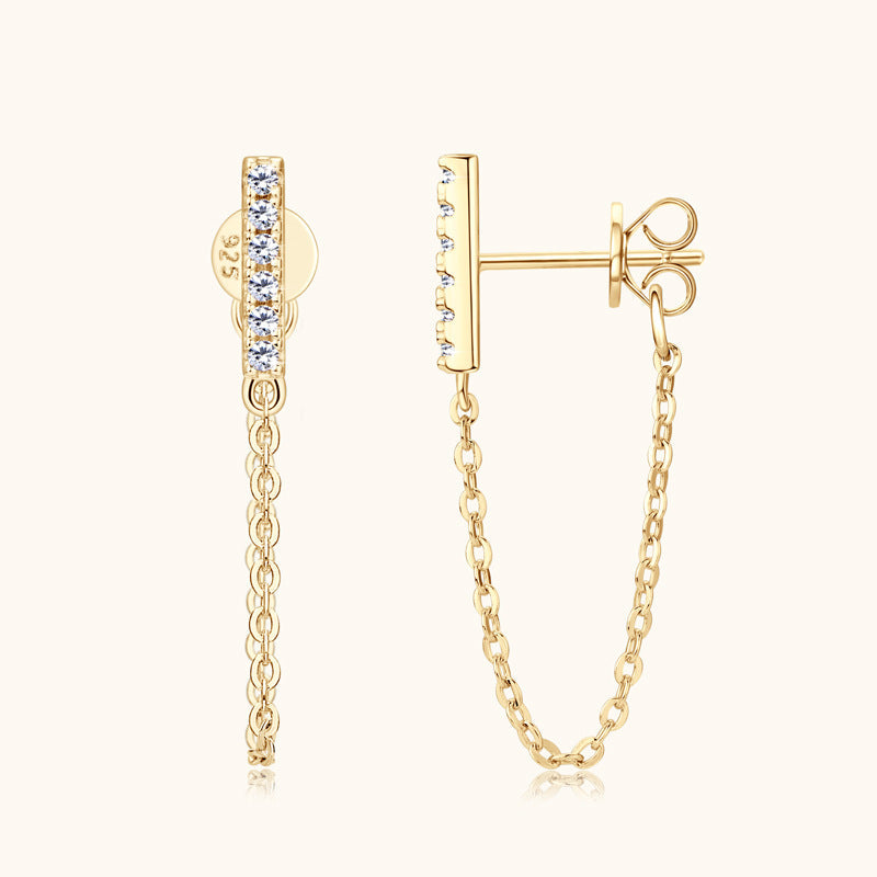 Bren Moissanite Earring