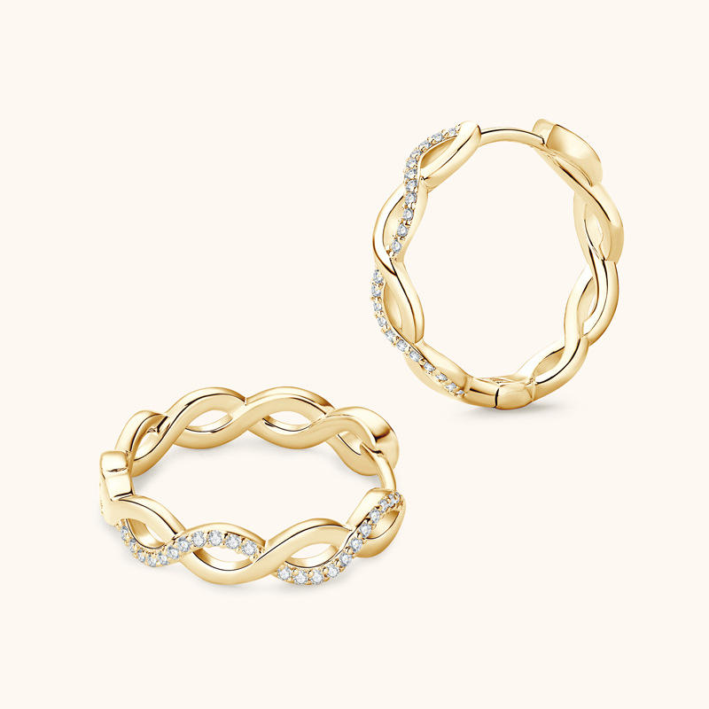 Calenne Moissanite Earring