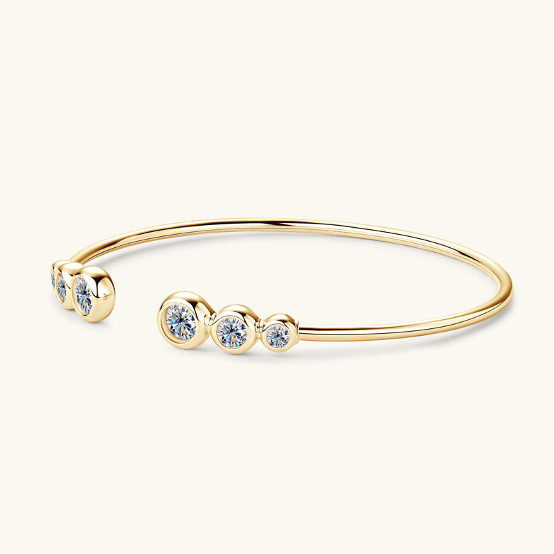 Trine Moissanite Bracelet