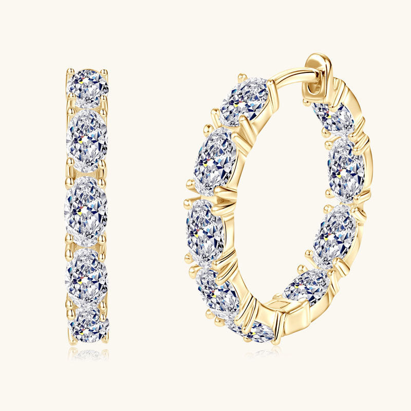 Cassia Moissanite Earring