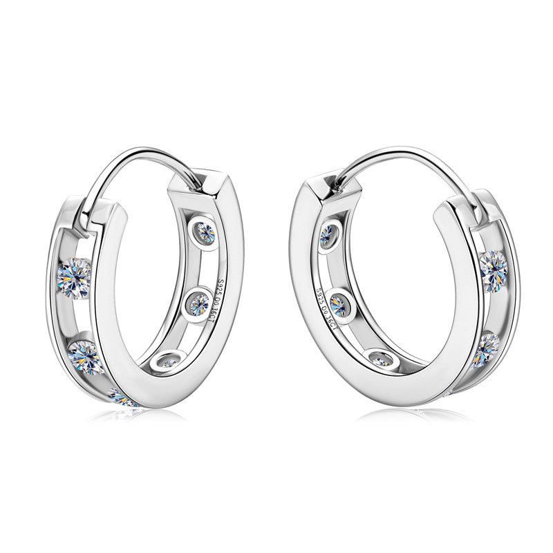 Zinnia Moissanite Earring