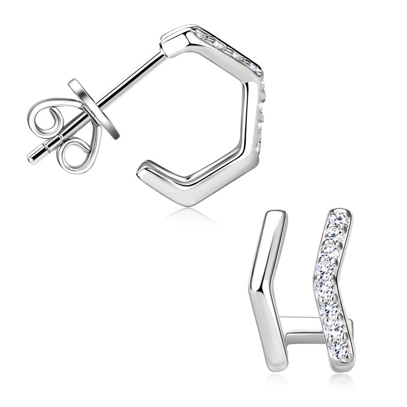 Zola Moissanite Earring