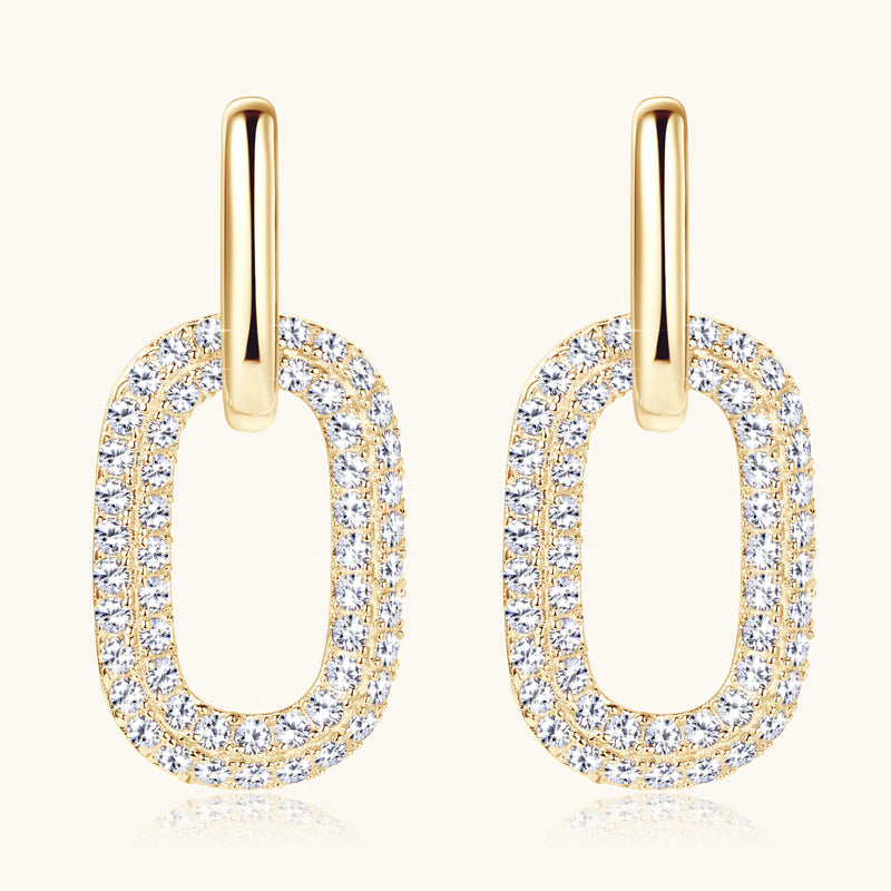 Nalini Moissanite Earring