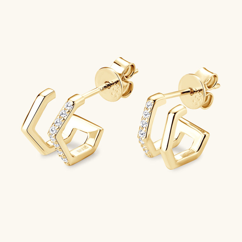Zola Moissanite Earring