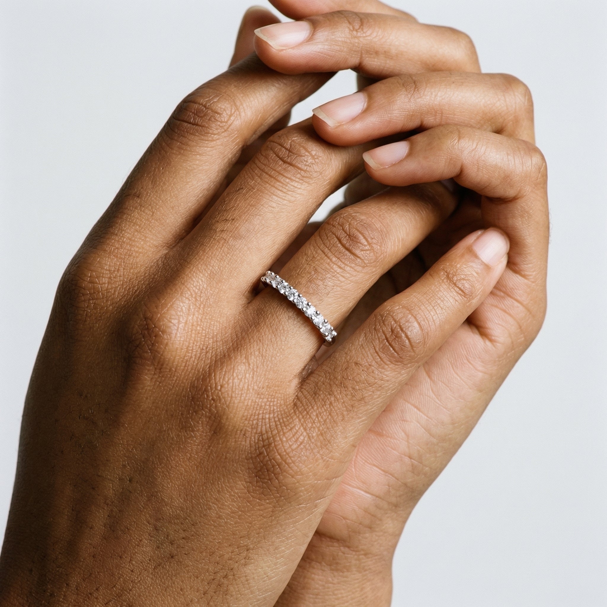 Uma Moissanite Ring