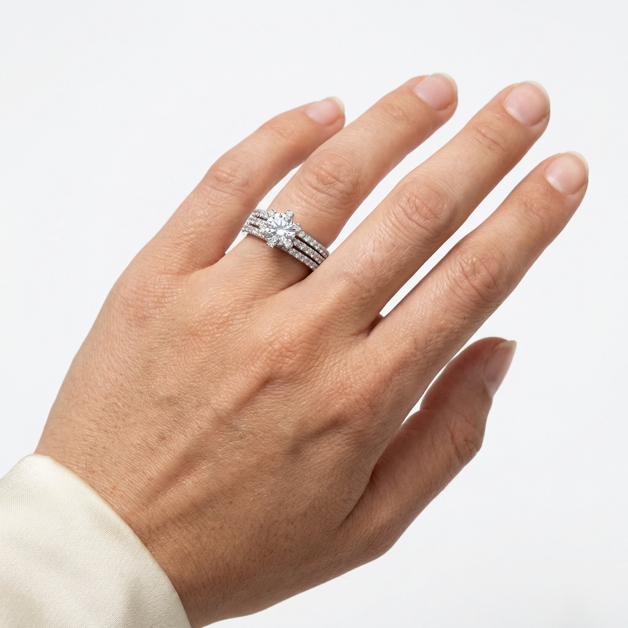 Zoe Moissanite Ring