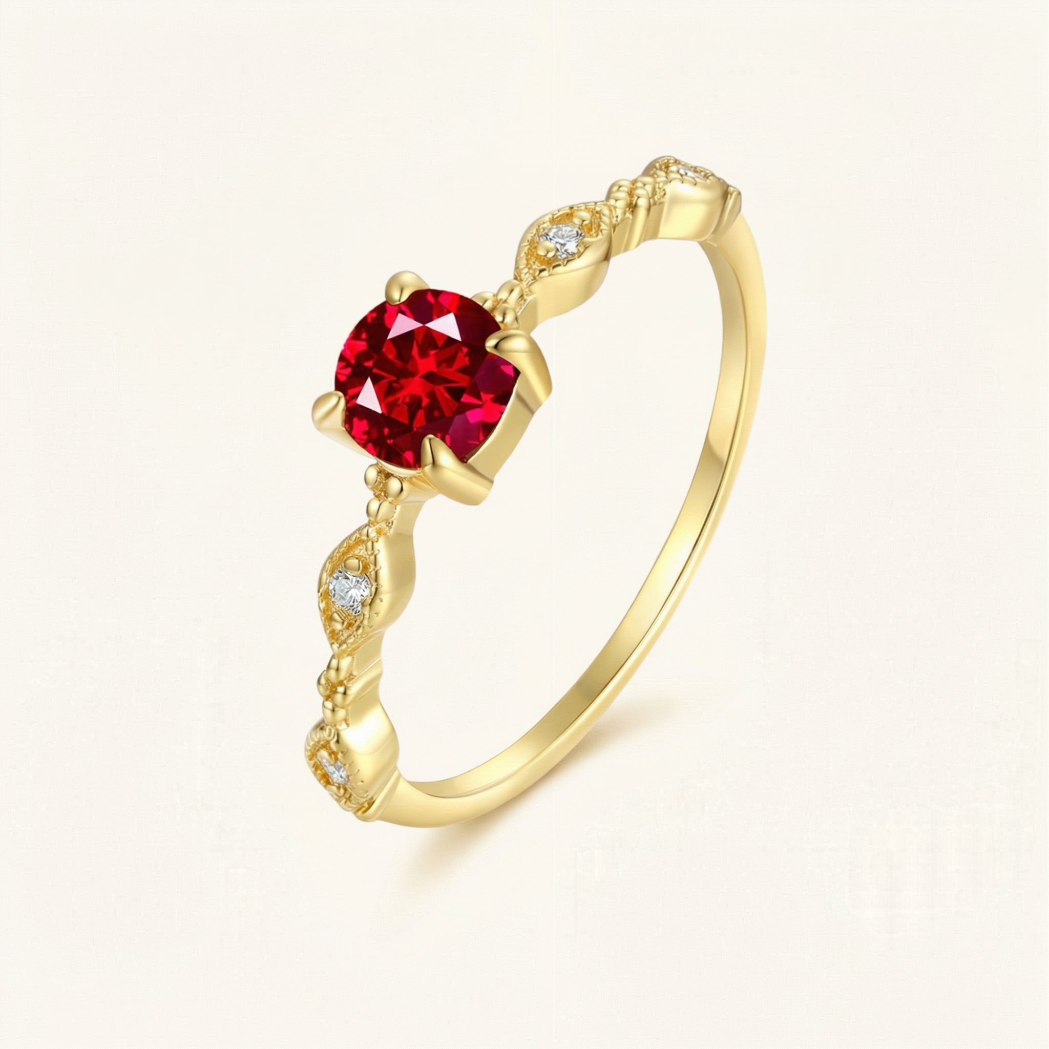 Zelda Moissanite Ring