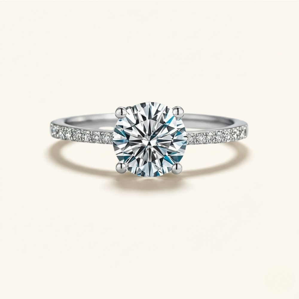 Round Solitaire Ring – Adele