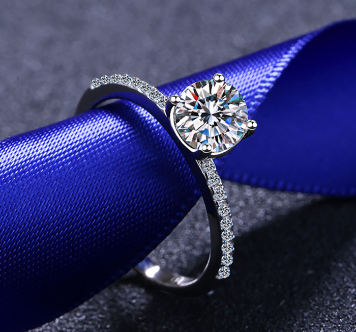 Adele Moissanite Ring