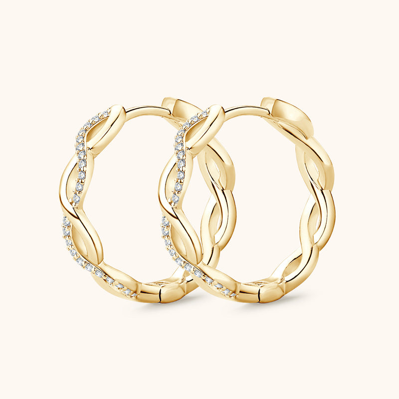 Infinity Hoop Earrings – Calenne