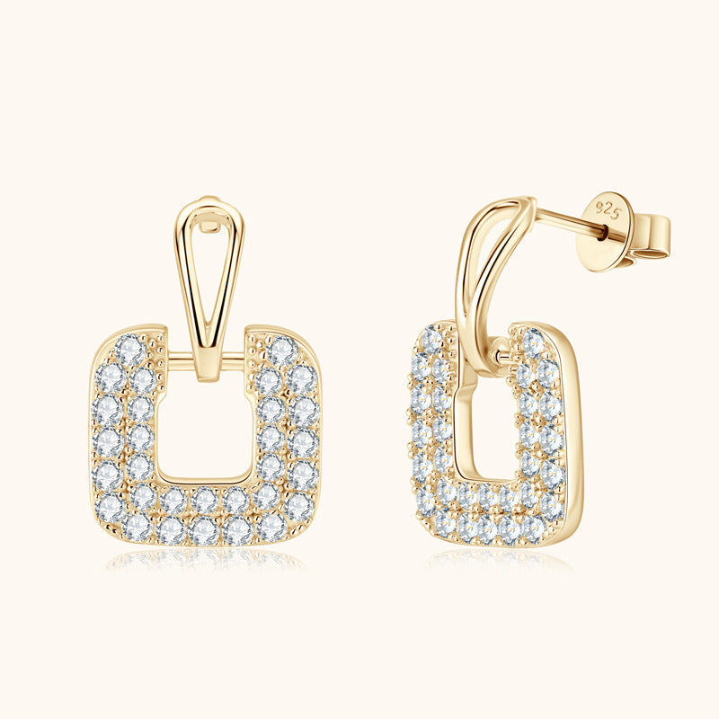 Pavé Drop Earrings – Tiara