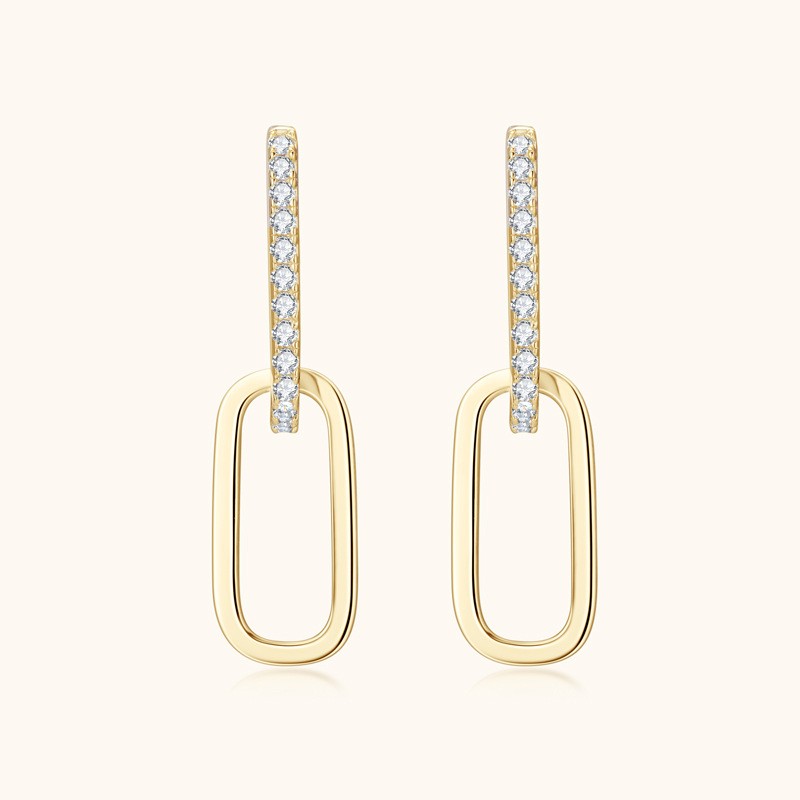 Oval Bar Earrings – Solene