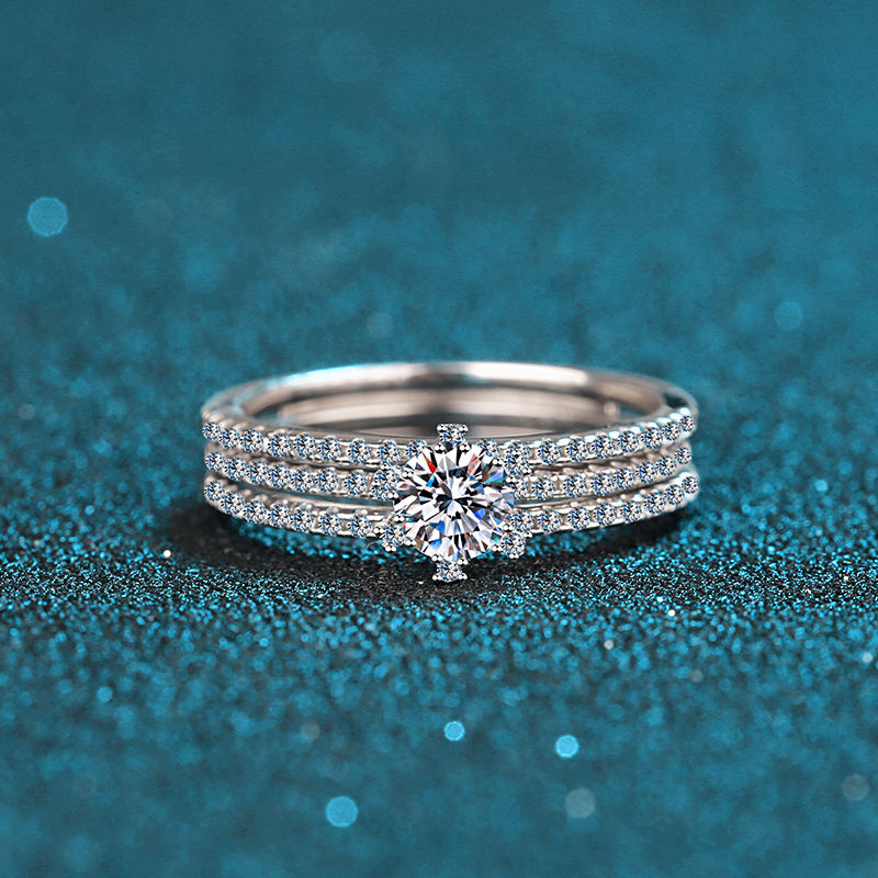 Zoe Moissanite Ring