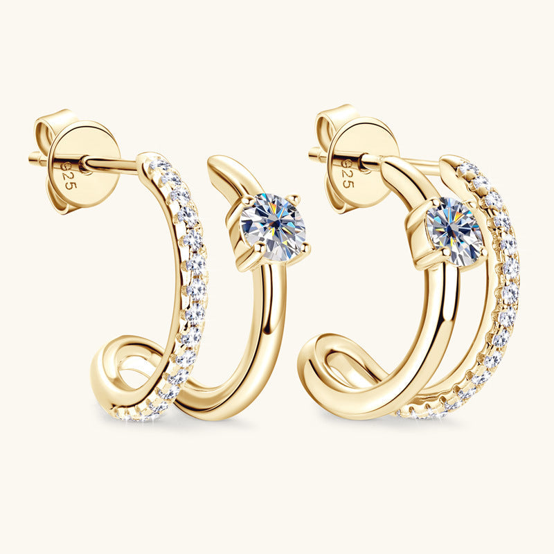 Caia Moissanite Earring