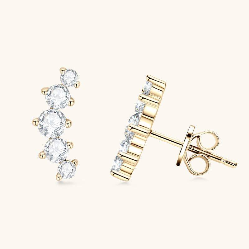 Talon Moissanite Earring
