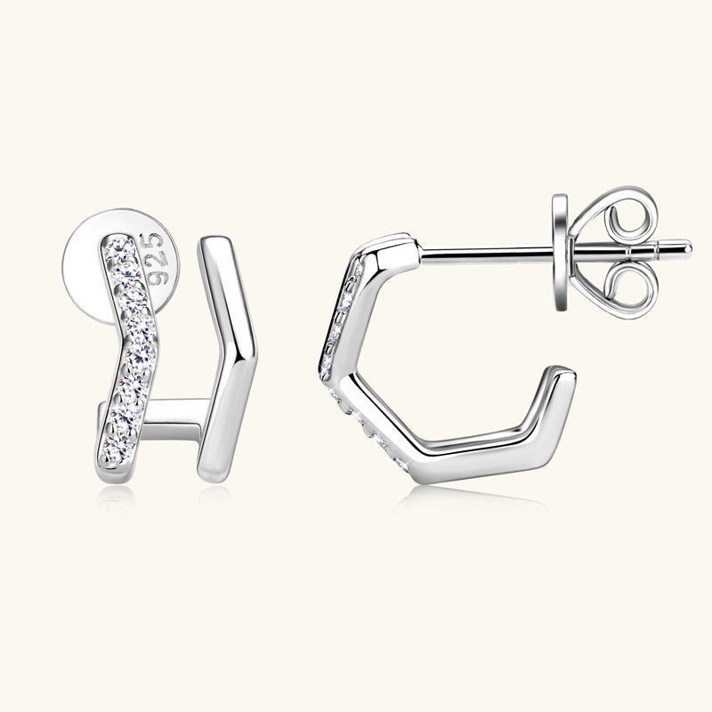 Zola Moissanite Earring