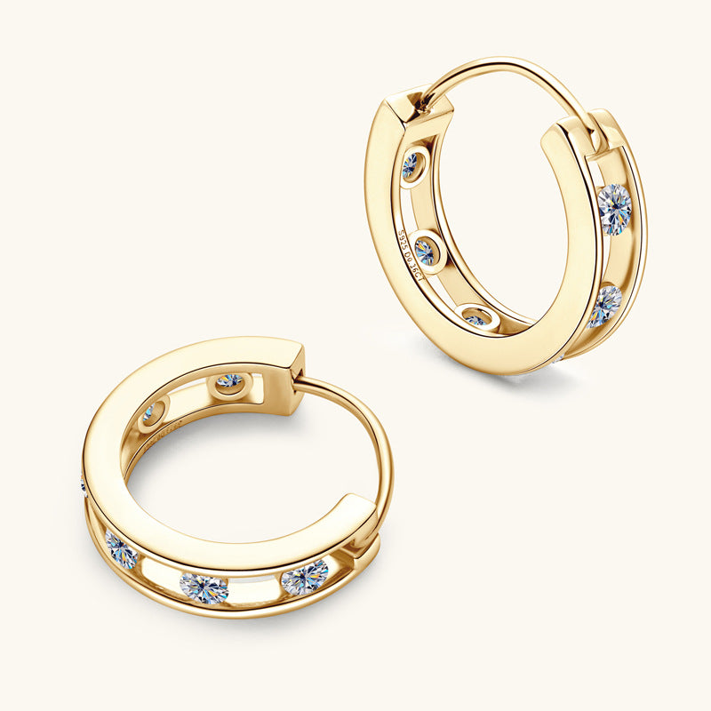 Zinnia Moissanite Earring