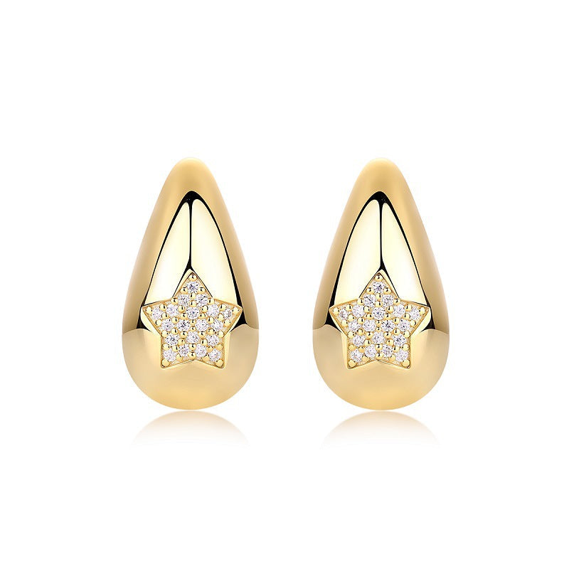 Daisy Moissanite Earring