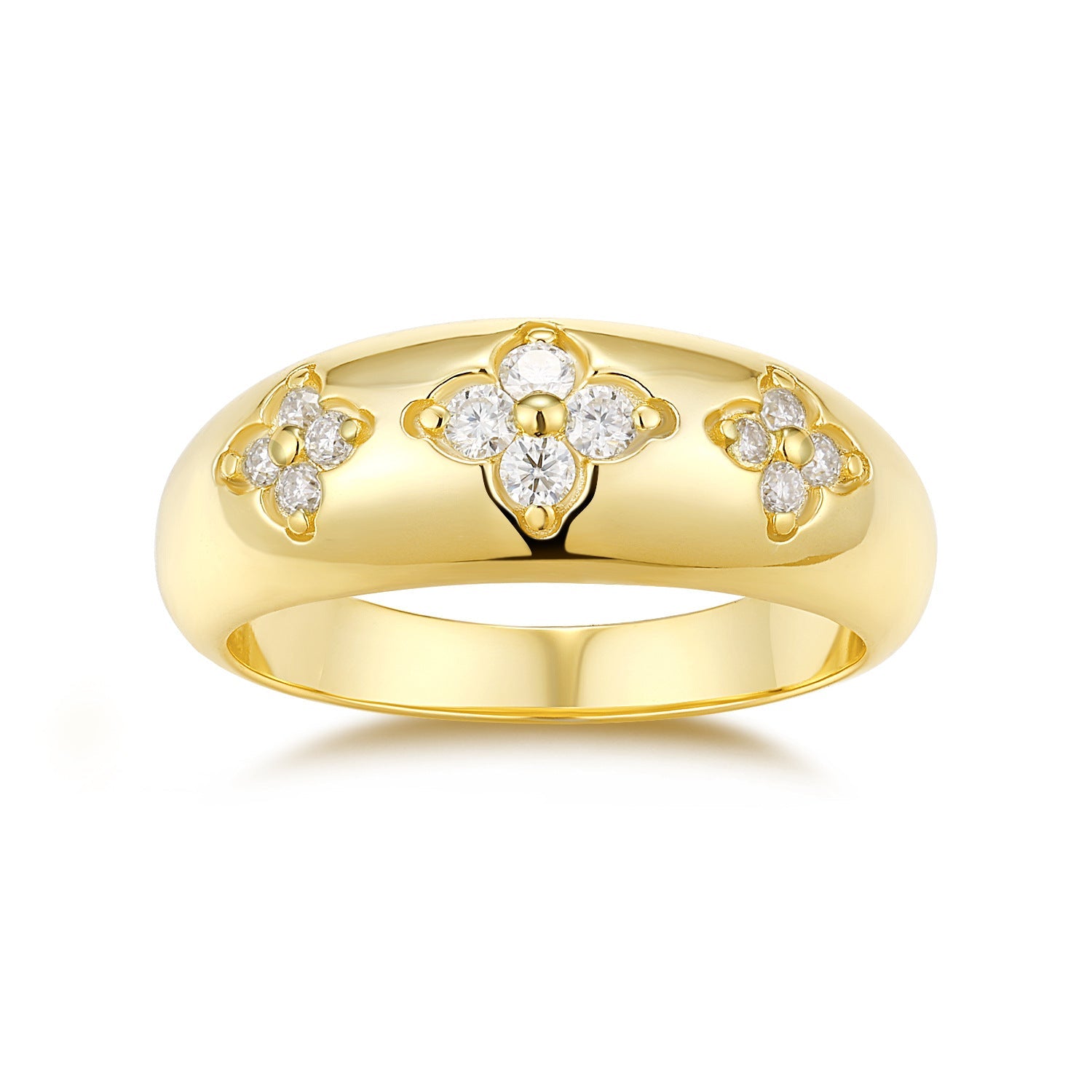 Iris Moissanite Ring