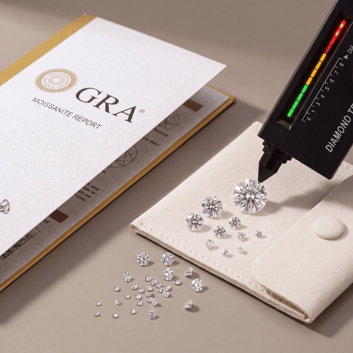 Bren Moissanite Earring