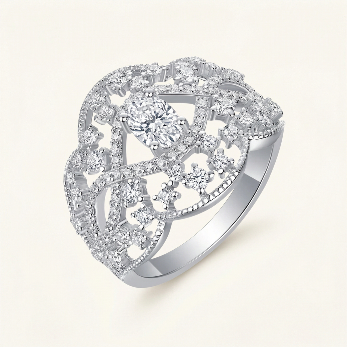 Round Flower Ring – Grace