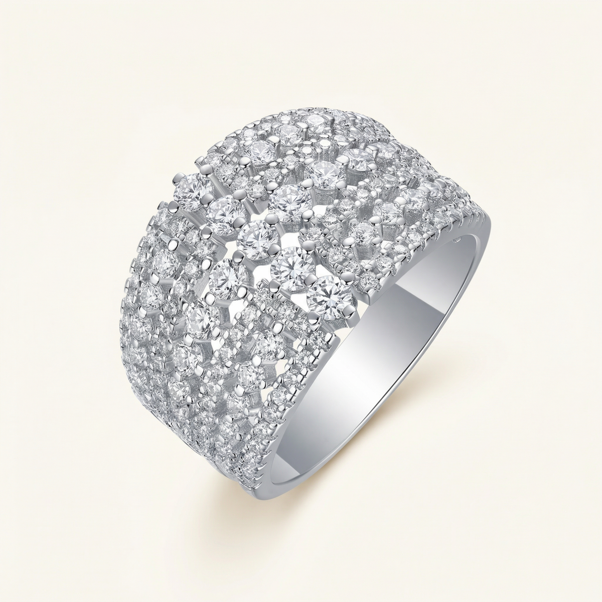 Runder Cluster-Ring – Audrey