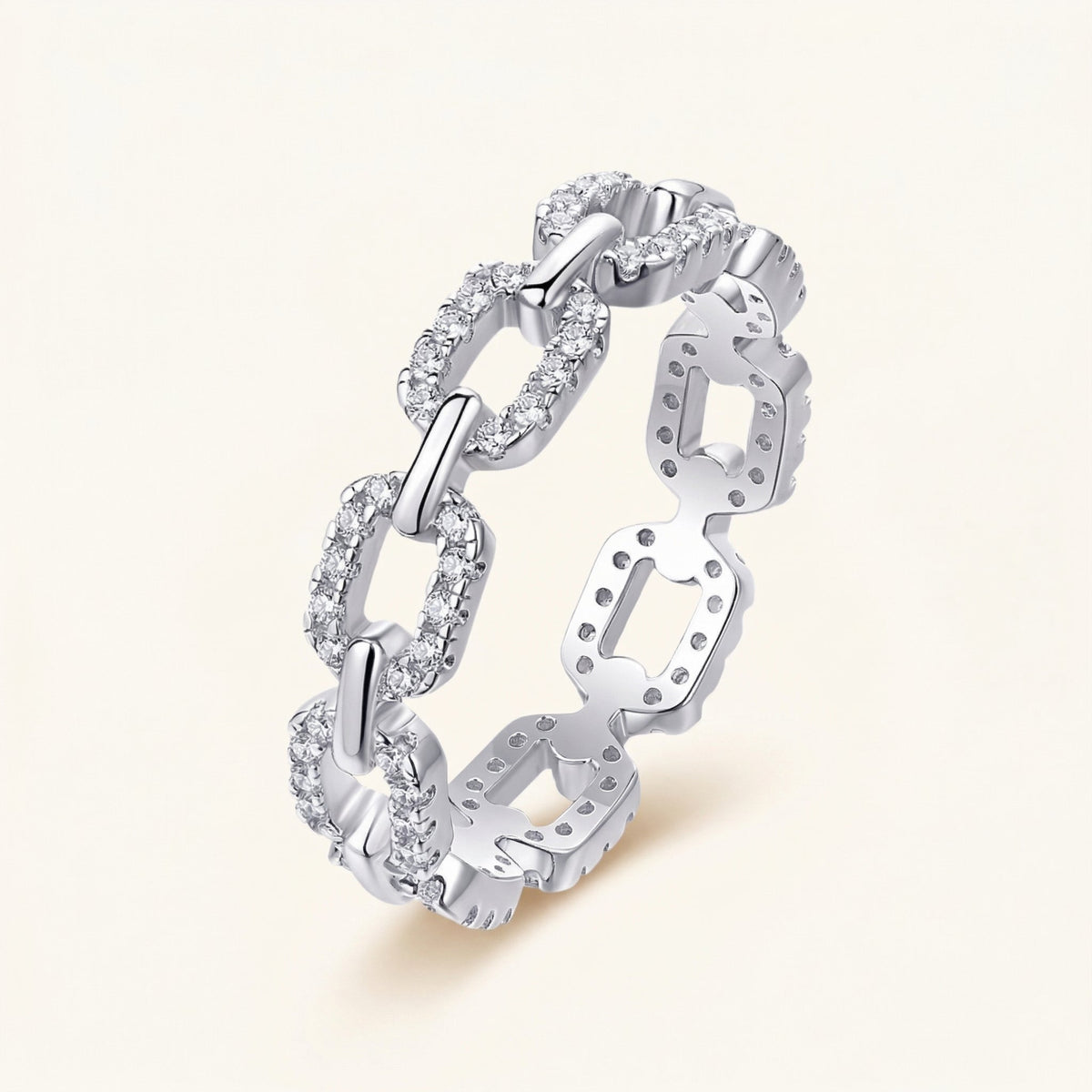 Oval Pavé Ring – Xyla