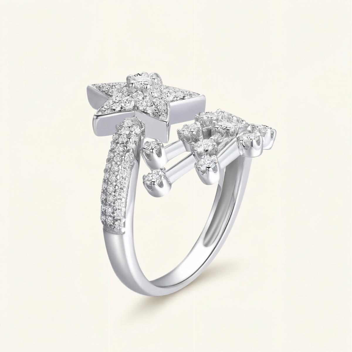 Round Cluster Star Ring – Jade