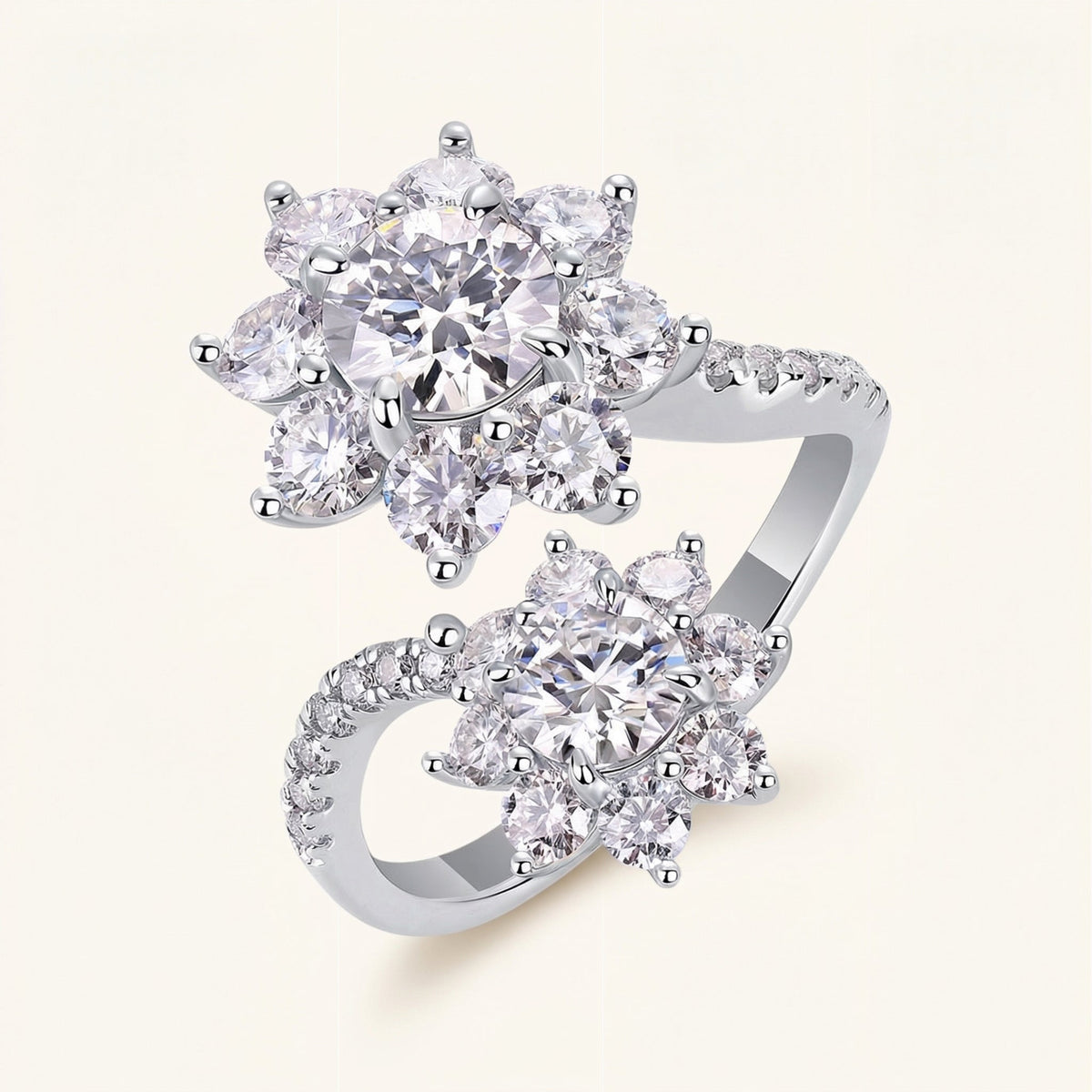 Round Cluster Flower Ring – Lane