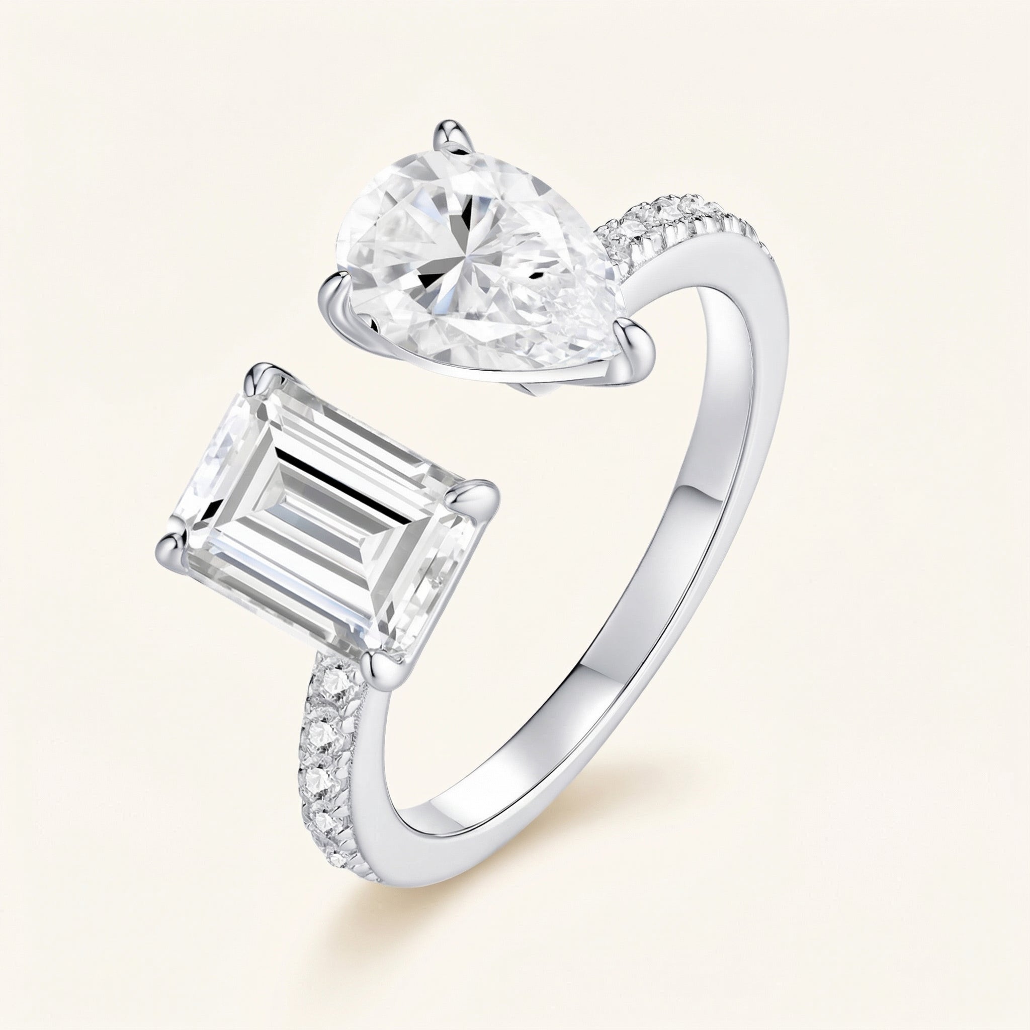 Gemma Moissanite Ring