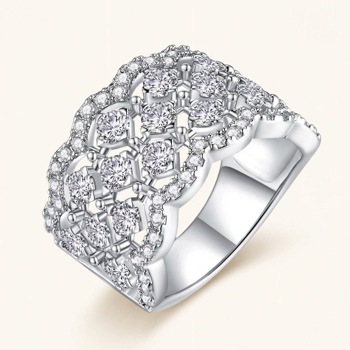 Round Cluster Ring – Skye
