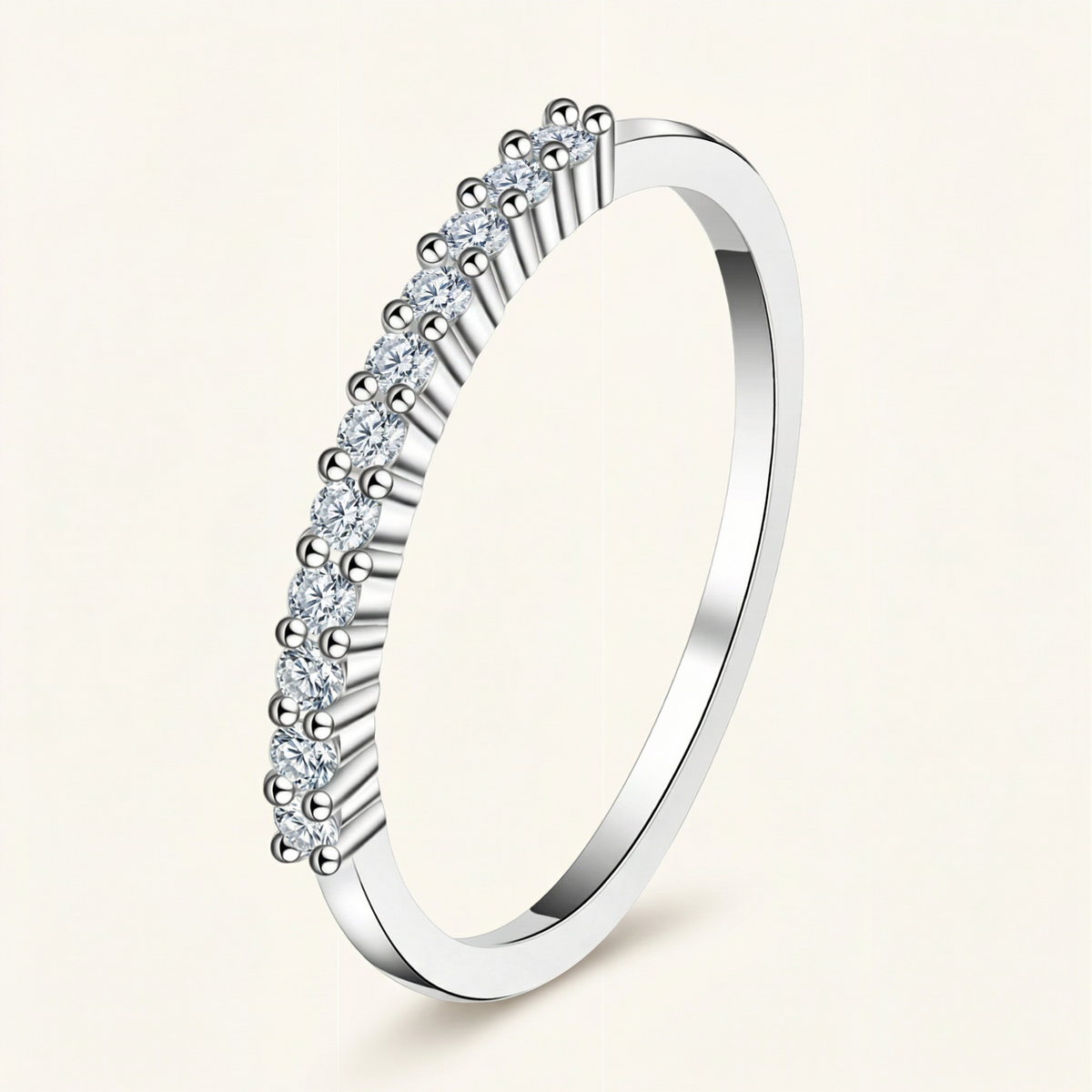 Round Pavé Ring – Uma