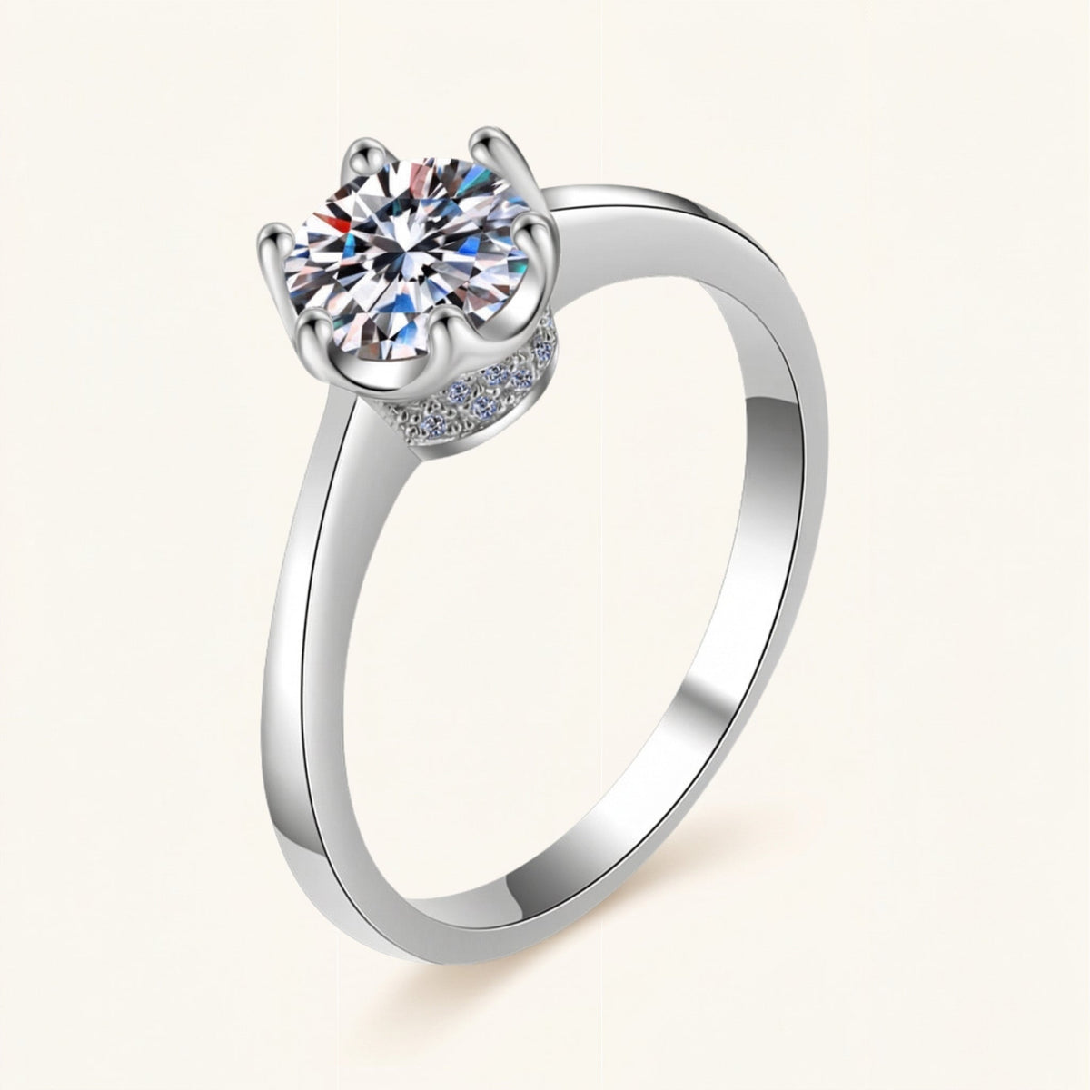 Round Solitaire Ring – Sage