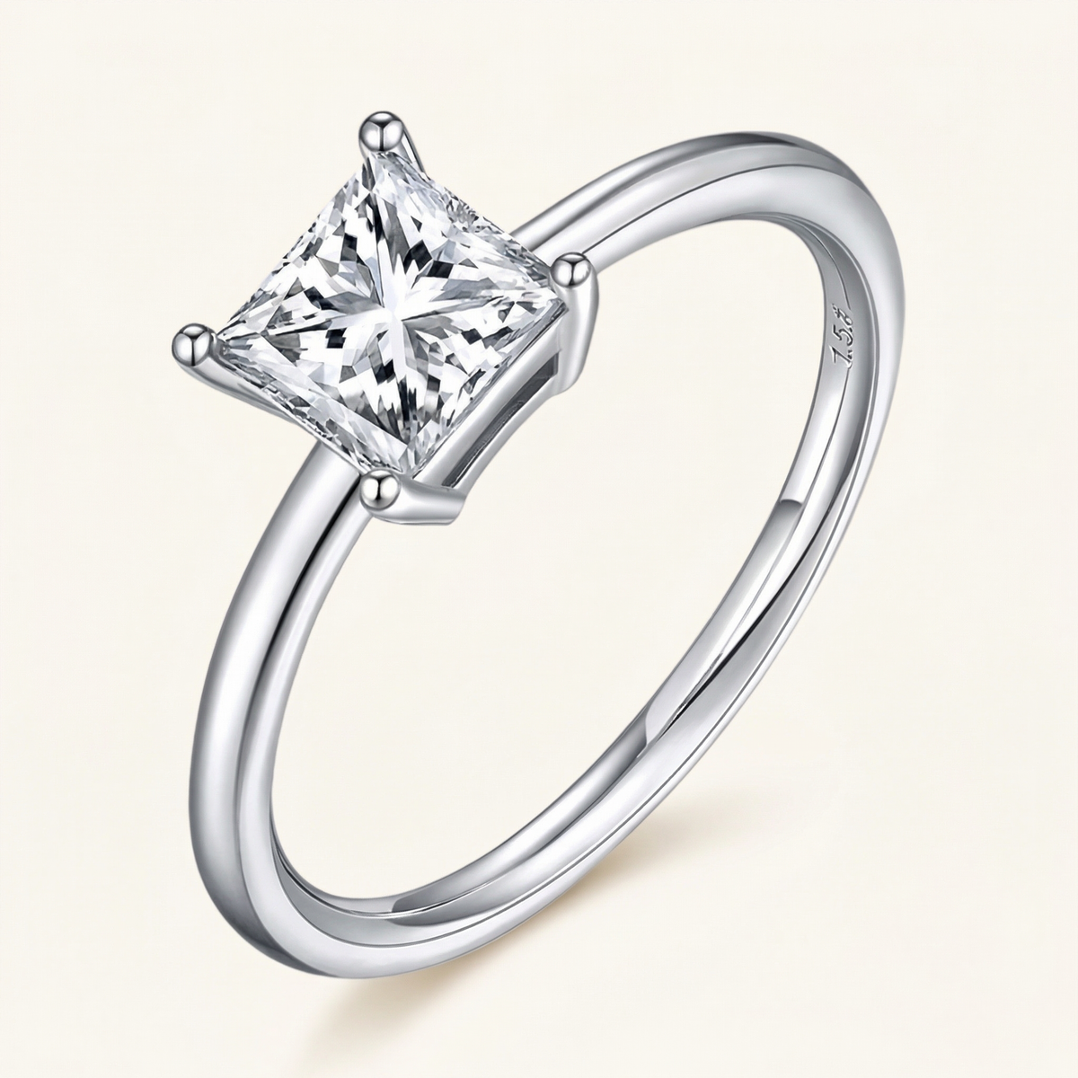 Princess-Solitär-Ring – Finley