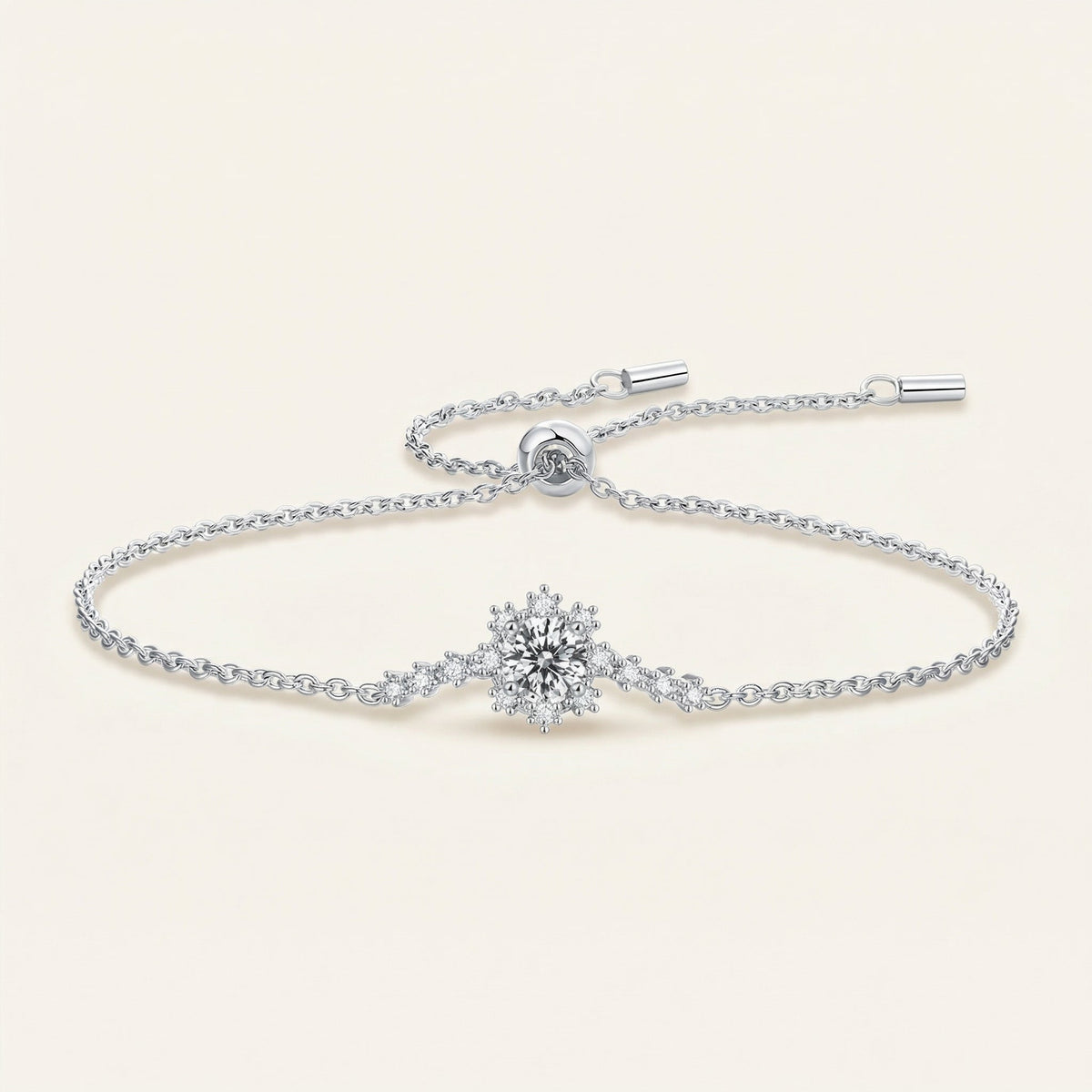 Round Halo Bracelet – Crisette