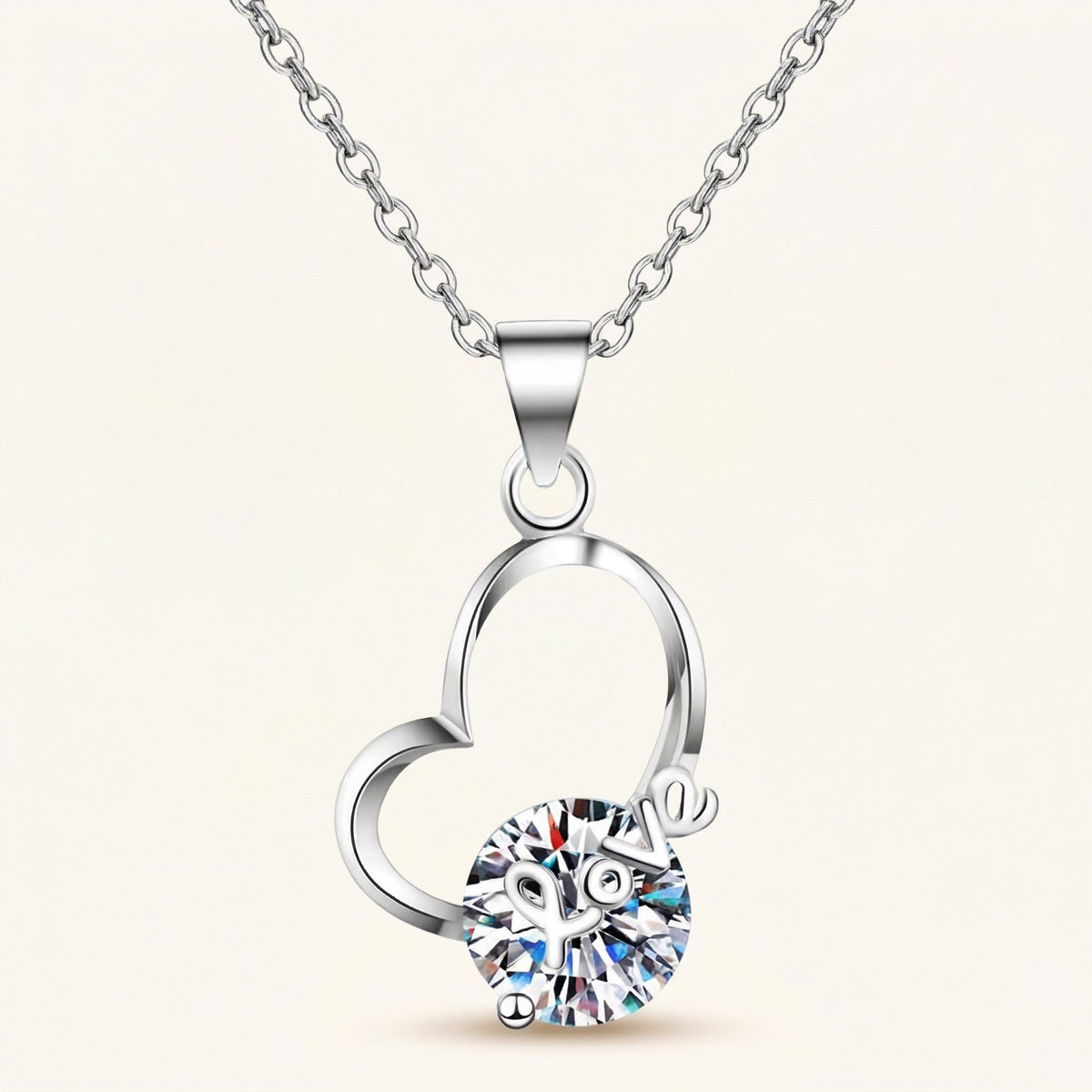 Heart Pendant Necklace – Odile