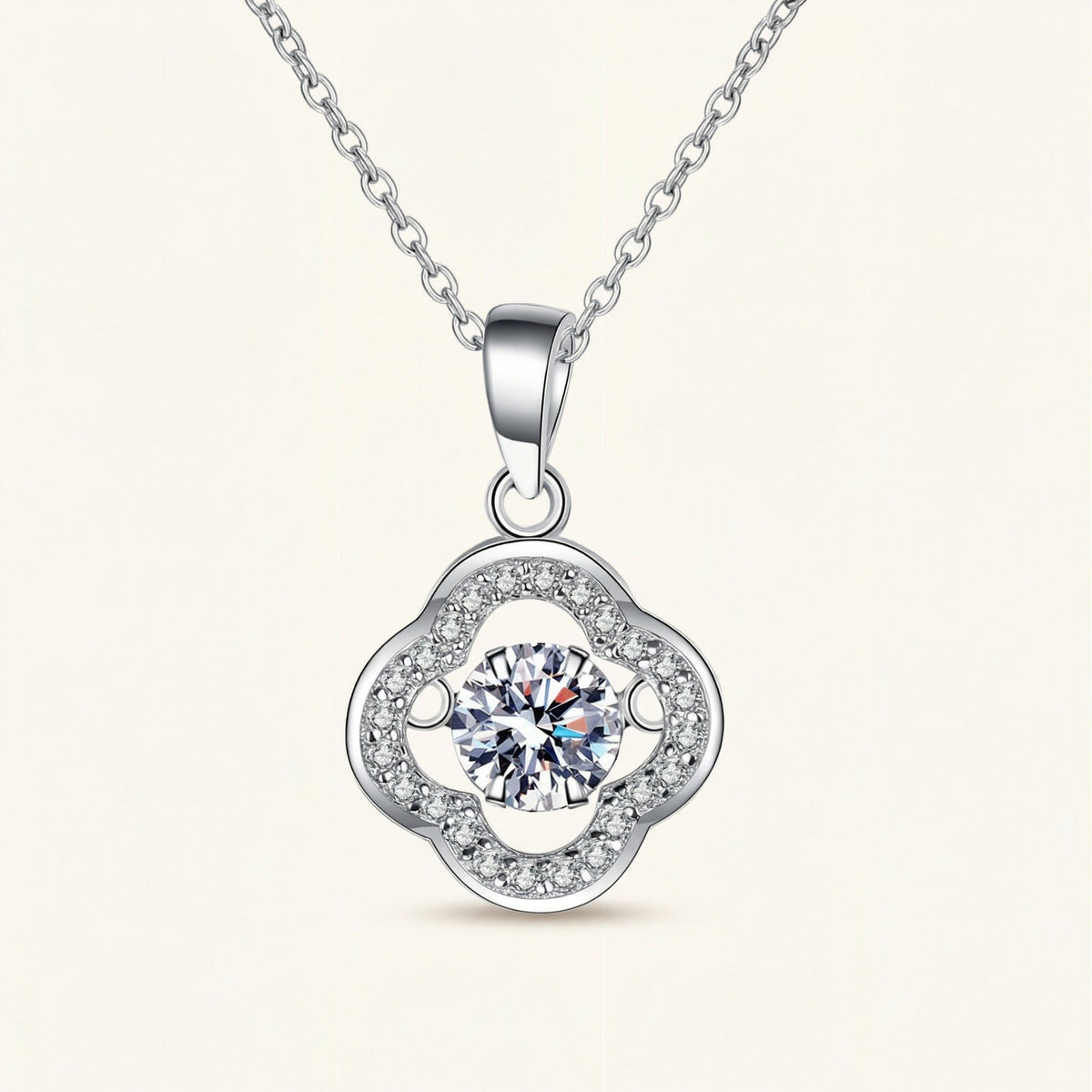 Heart Pavé Pendant Necklace – Rivette