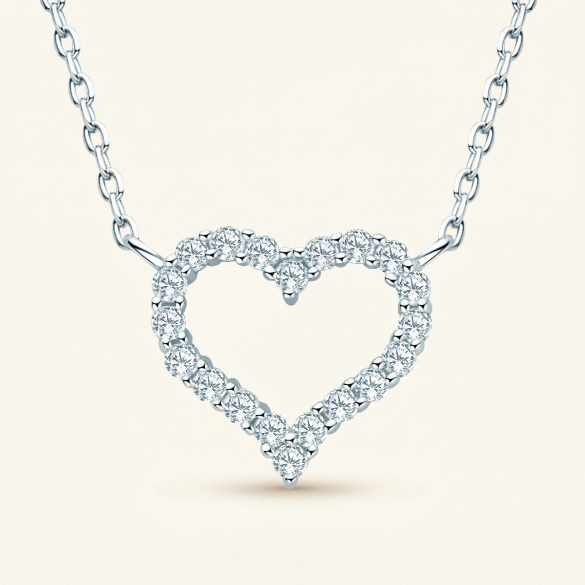 Heart Chain Necklace – Sylvette