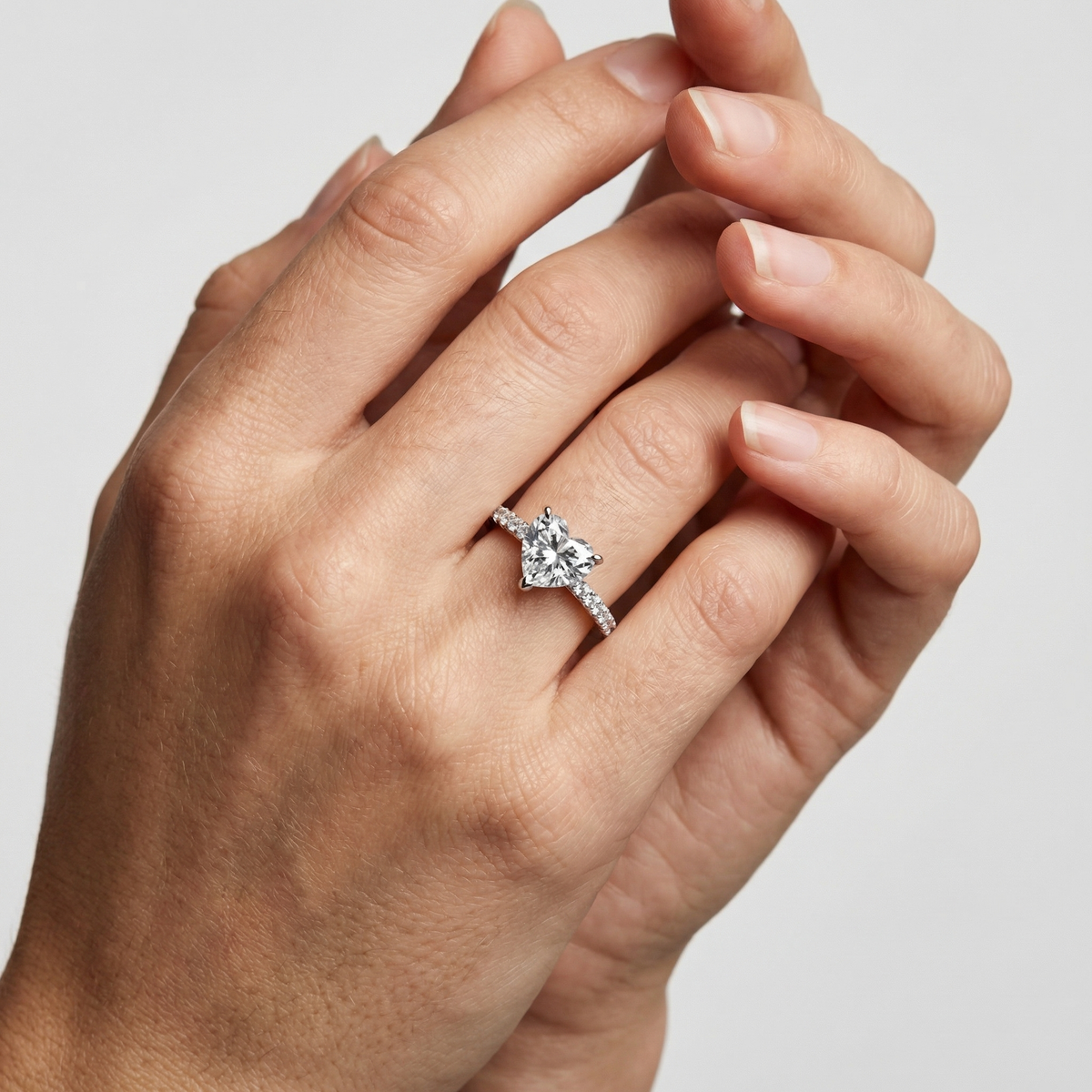 Heart Solitaire Ring – Alexis