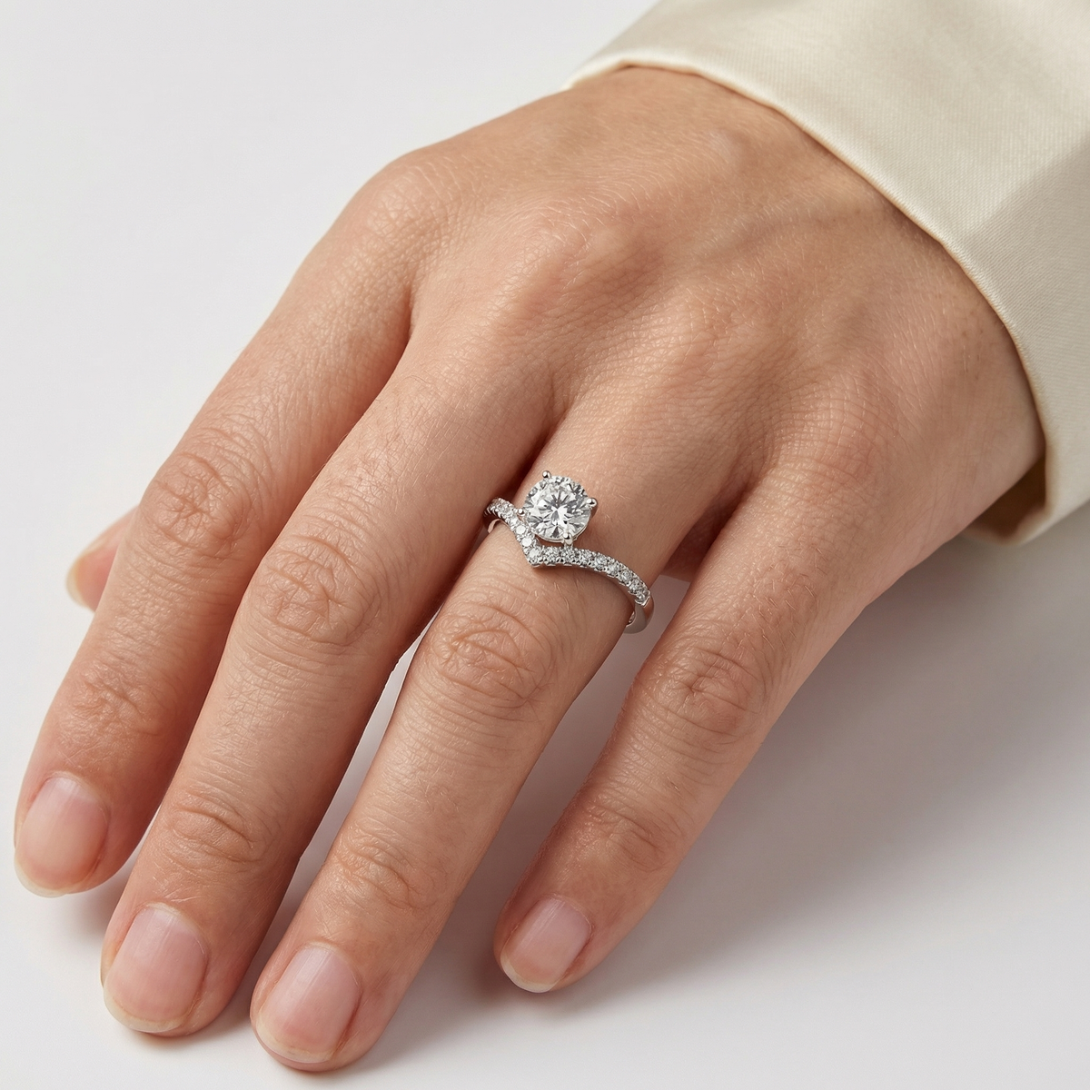 Round Solitaire Ring – Josie