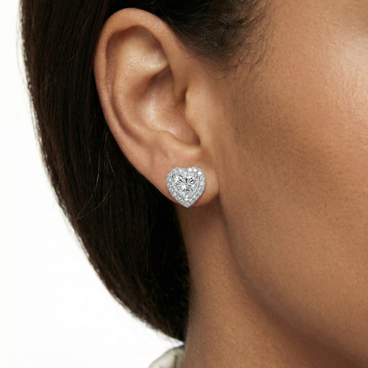 Heart Halo Earrings – Velour