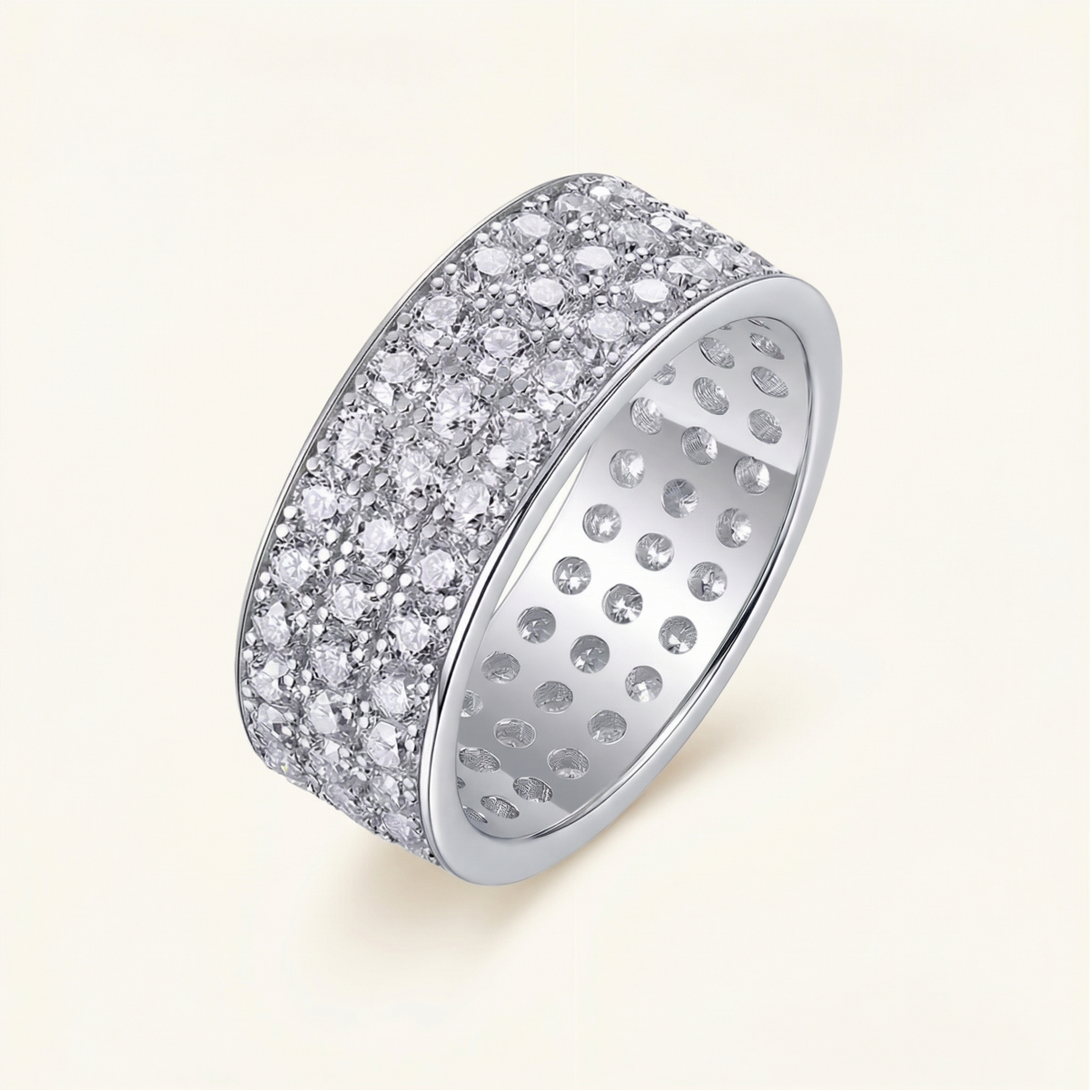 Runder Pavé-Ring – Chloe