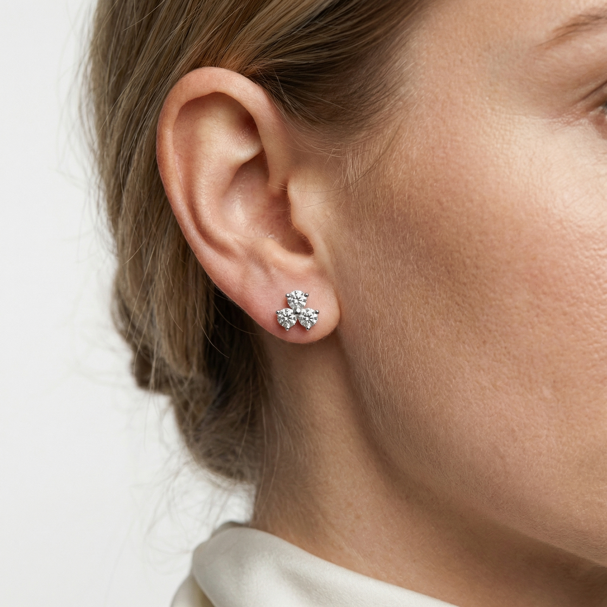 Round Cluster Hoop Earrings – Wren