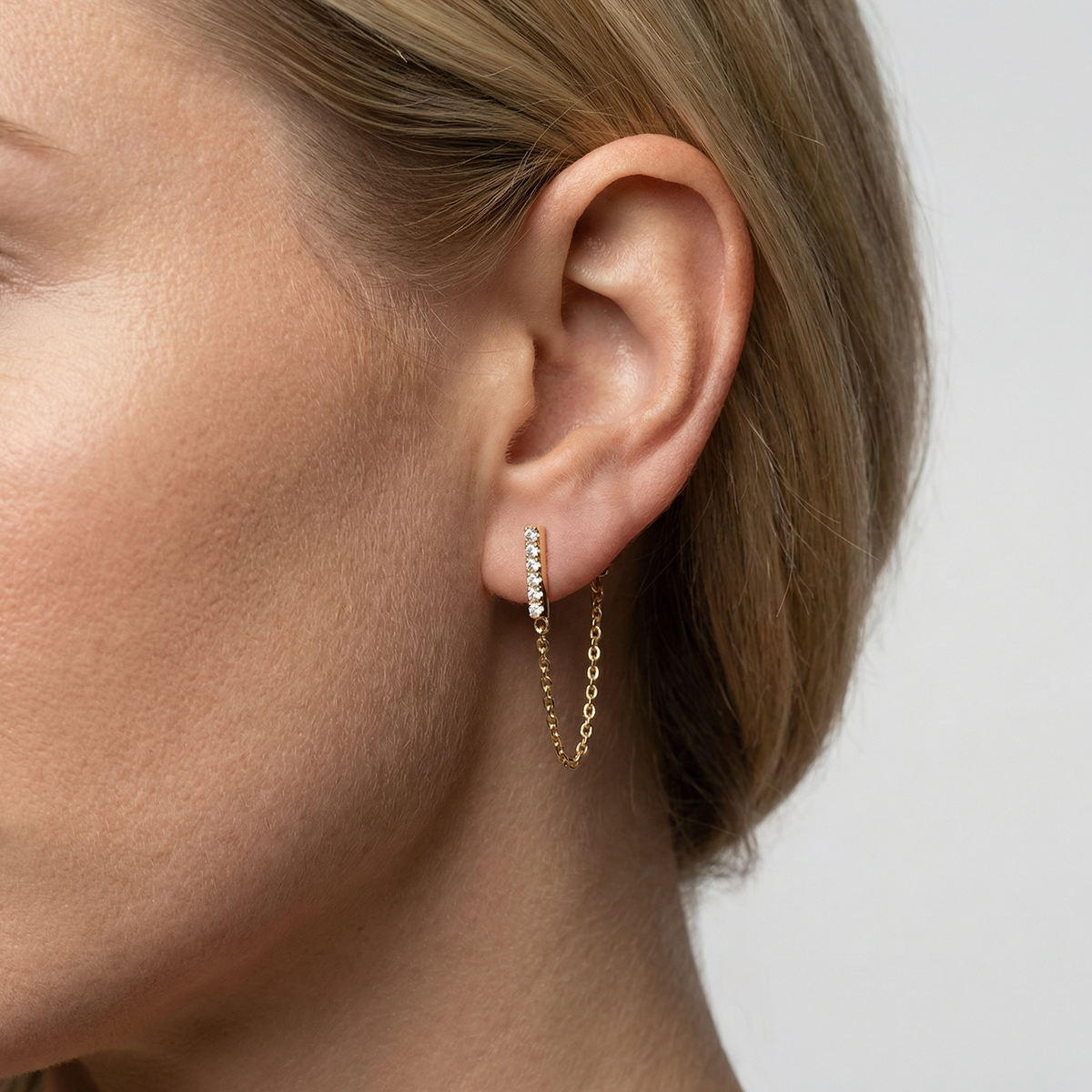 Bar Stud Earrings – Ulani