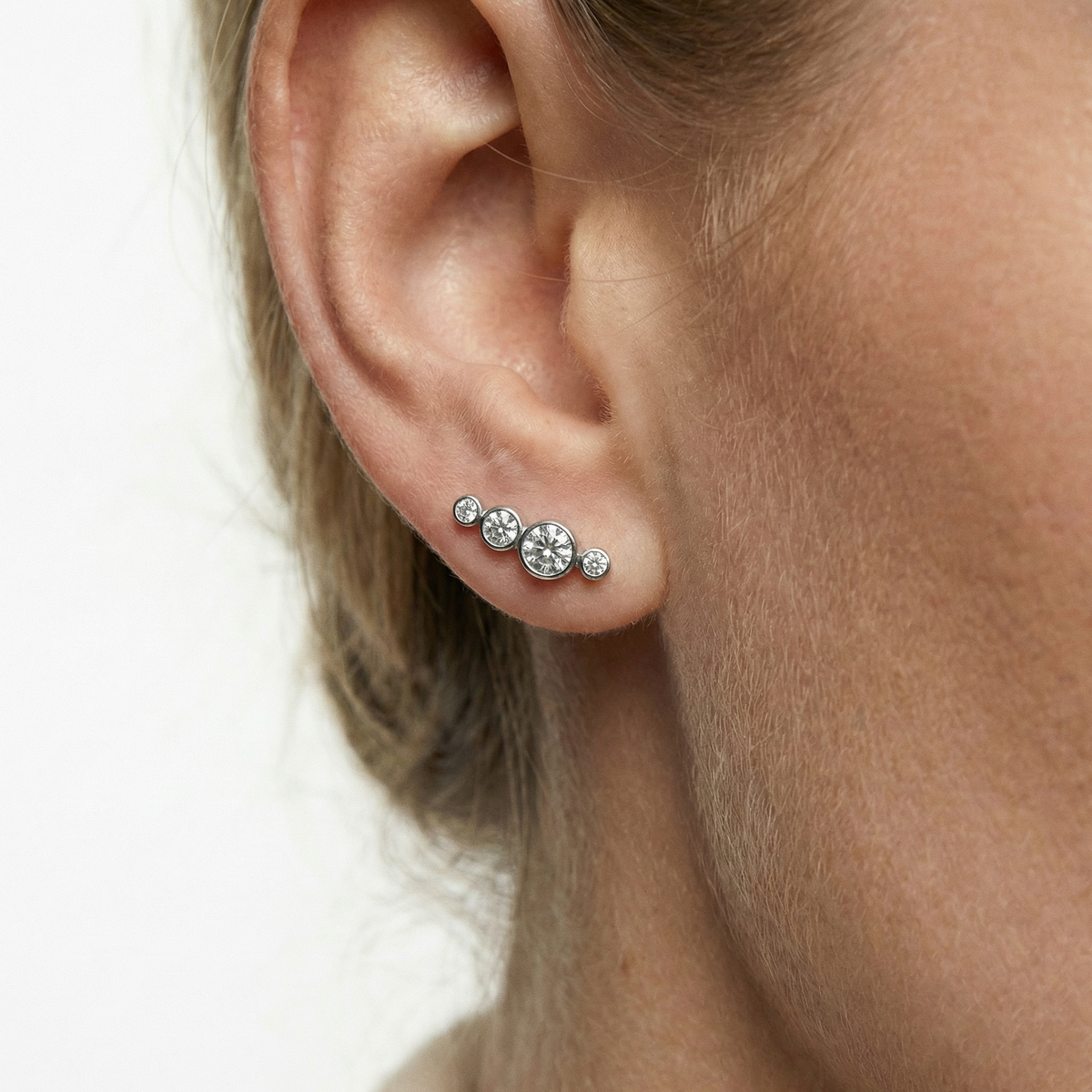 Round Bezel Hoop Earrings – Briar