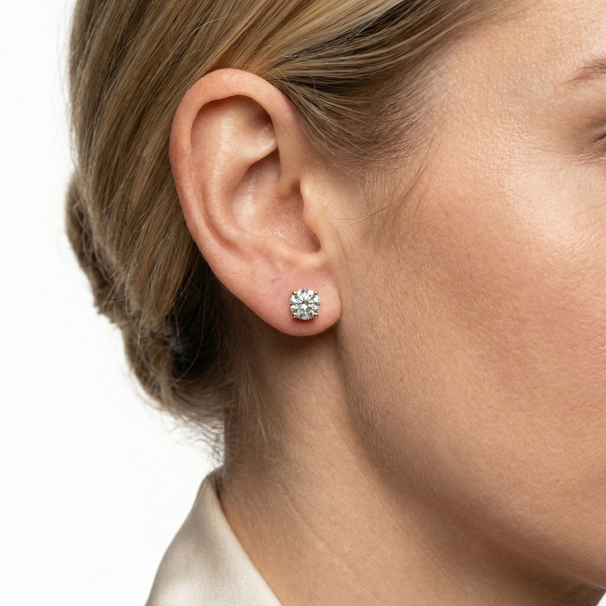 Round Stud Earrings – Ciel