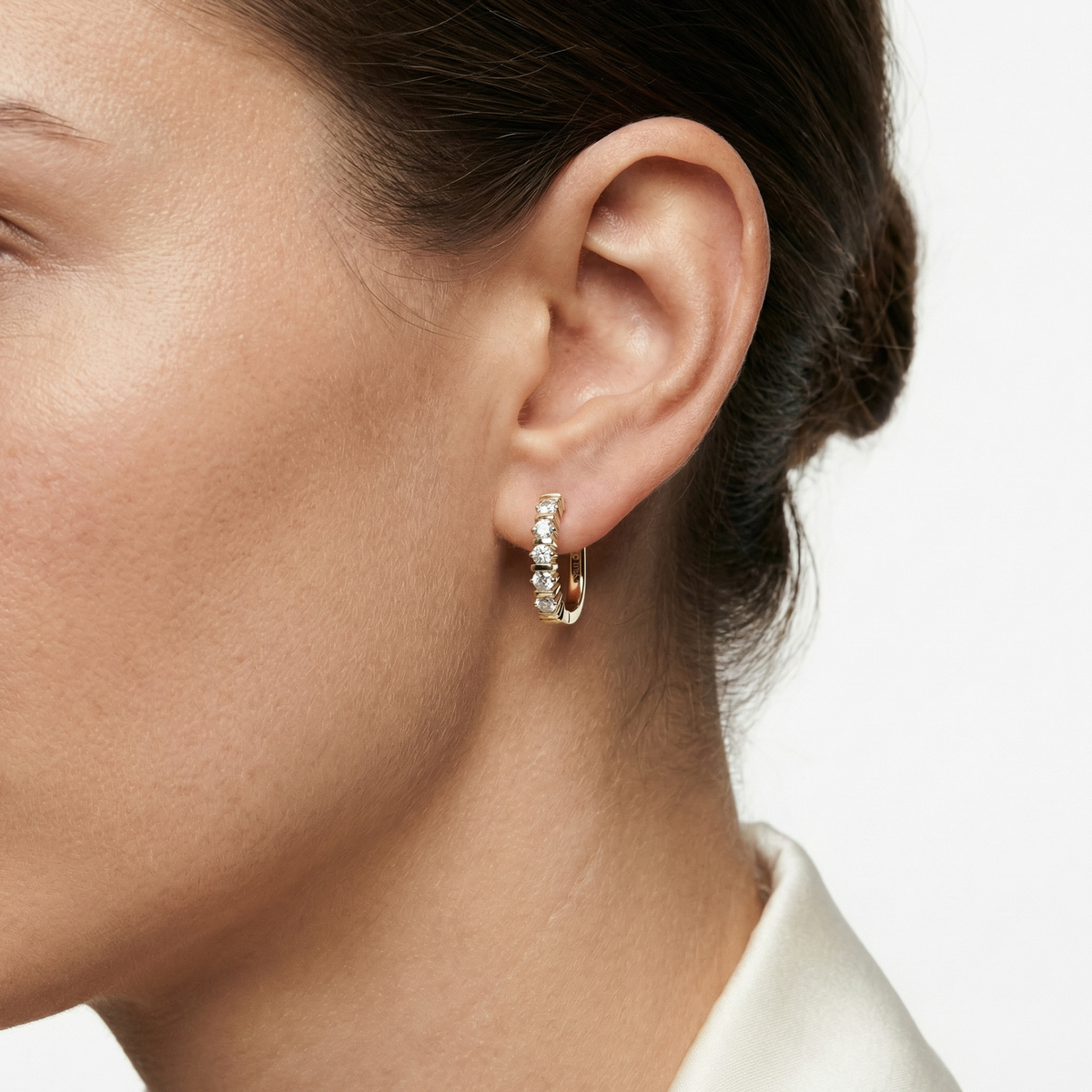 Round Huggie Earrings – Zinara